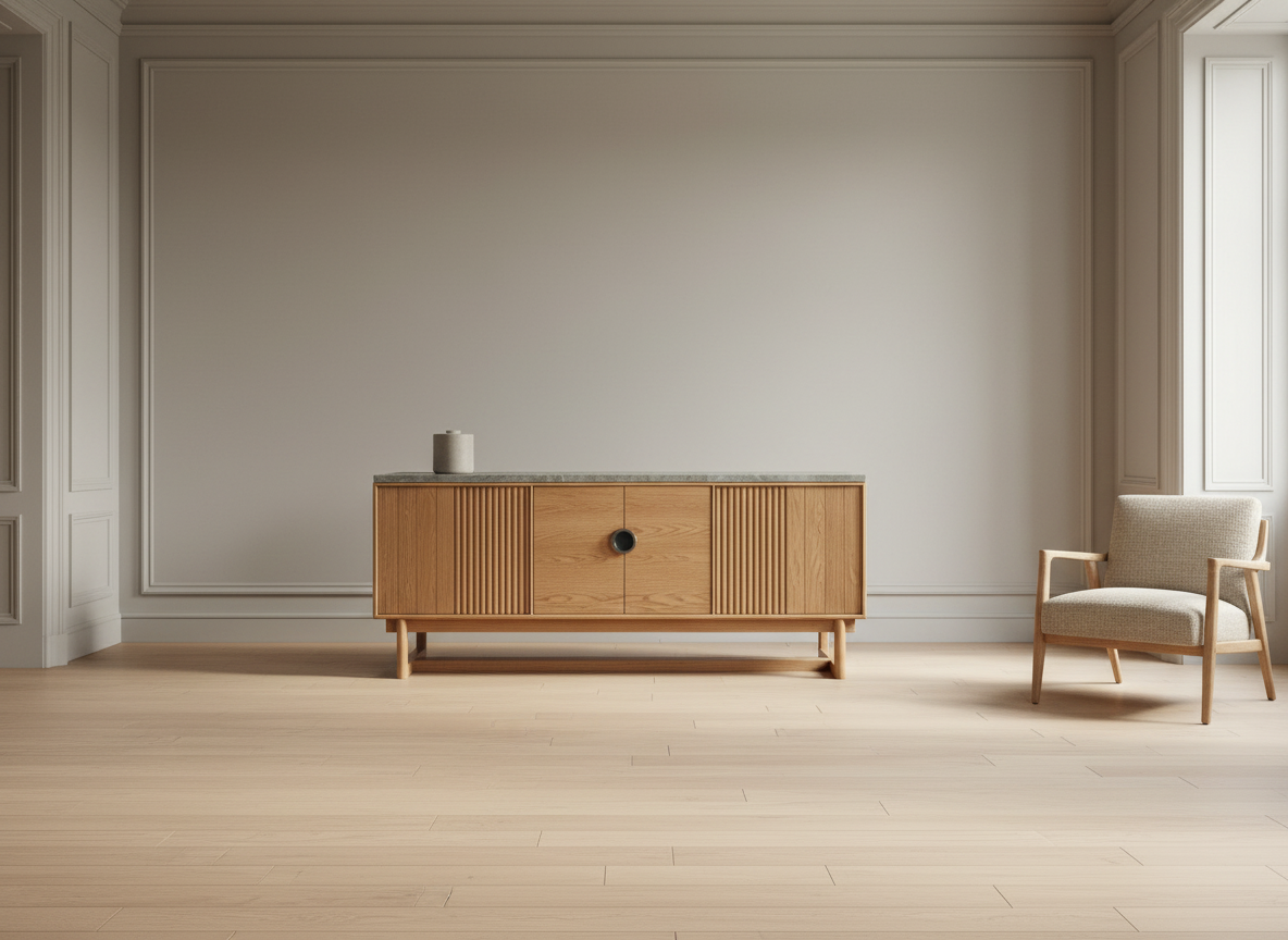 Mini bespoke wooden sideboard – premium craftsmanship – Chris Cimer – UK, Poland, Europe